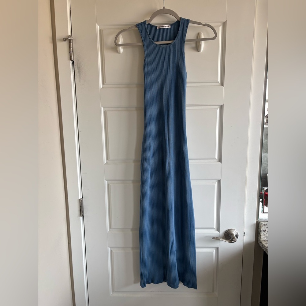 Reformation Sky Blue Maxi Dress - Picture 3 of 6
